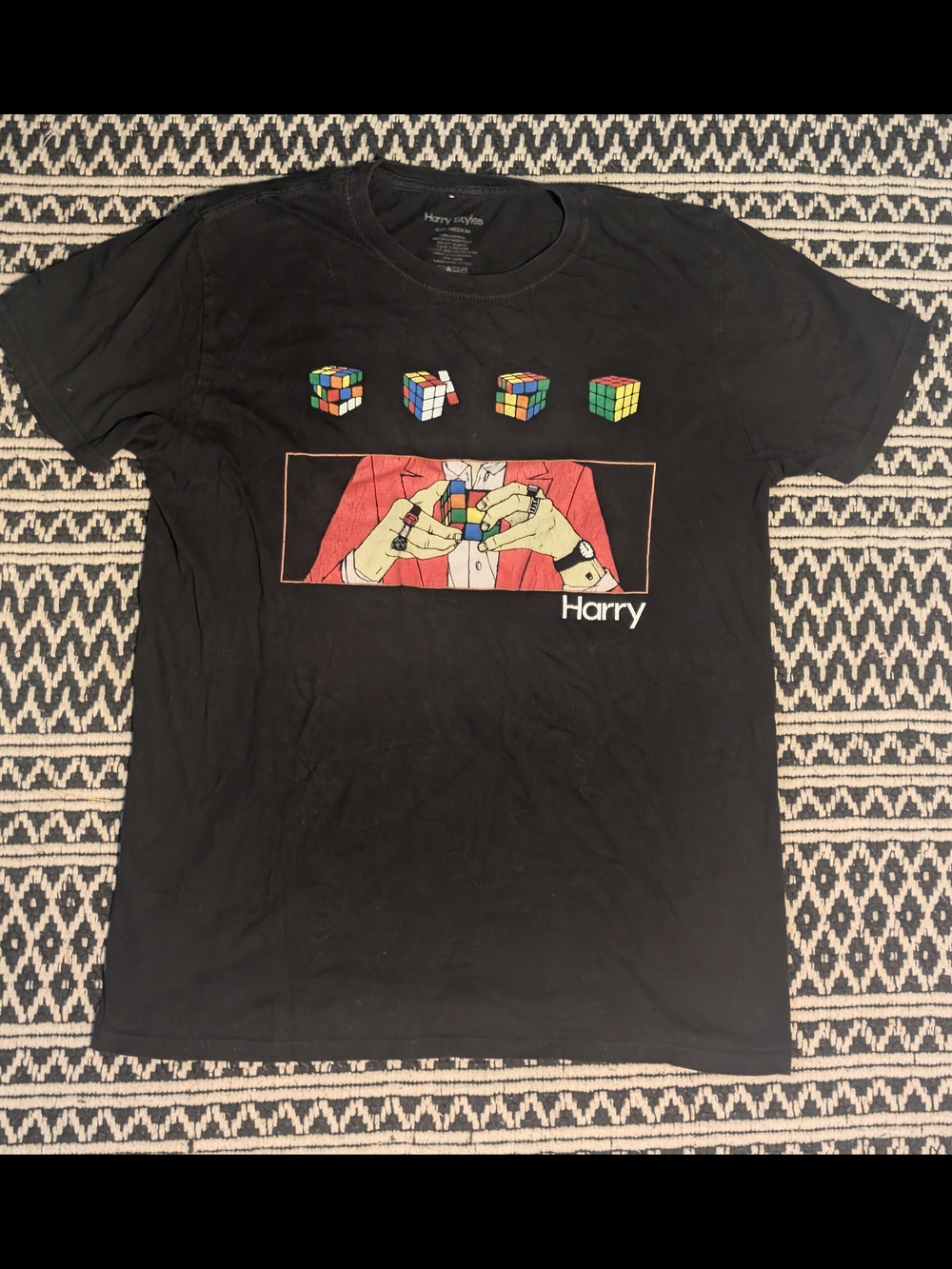 Harry Styles 2018 Rubik’s Cube Graphic Tee